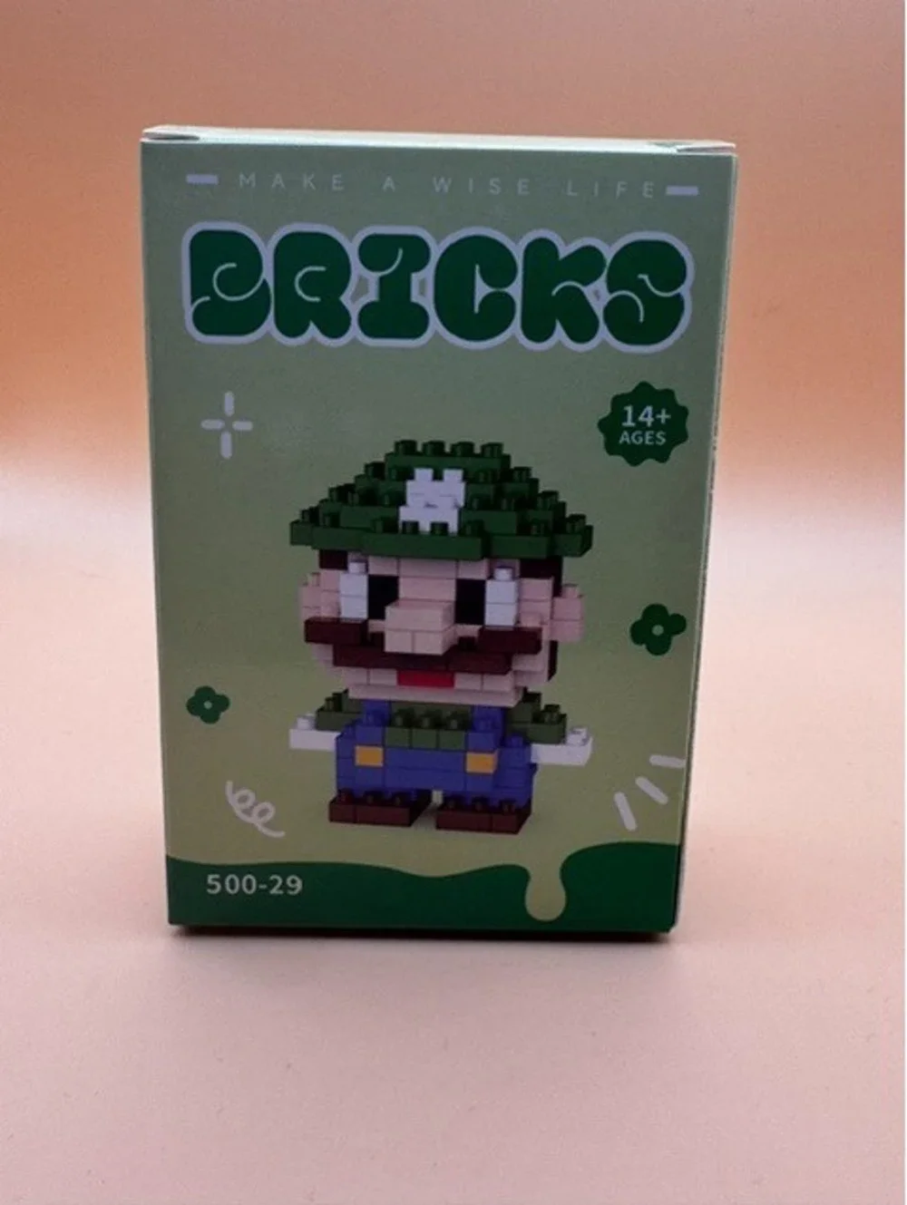 Make A Wish Mini Bricks Building Blocks Sets New (Super Luigi)